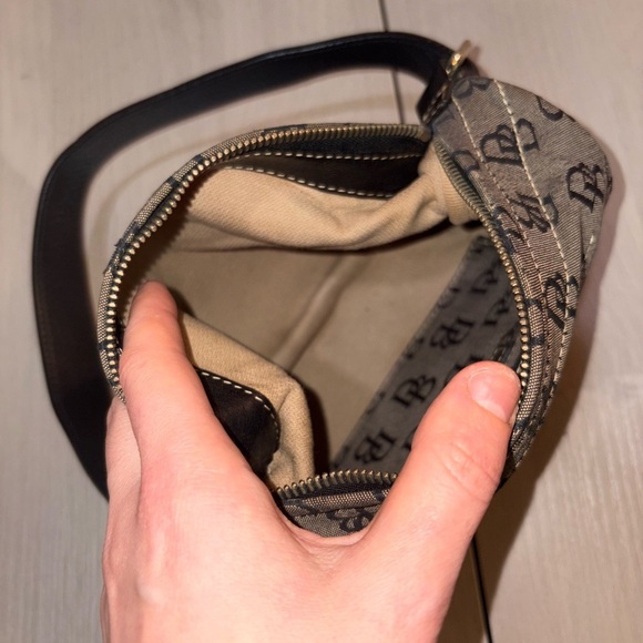 Dooney & Bourke Tan Monogram Shoulder Bag - Picture 6 of 7